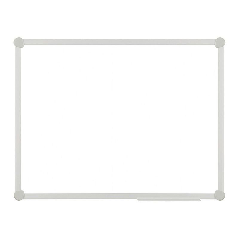 Доска магнитно-маркерная OfficeSpace, 45*60см, алюминиевая рамка Slim, полочка