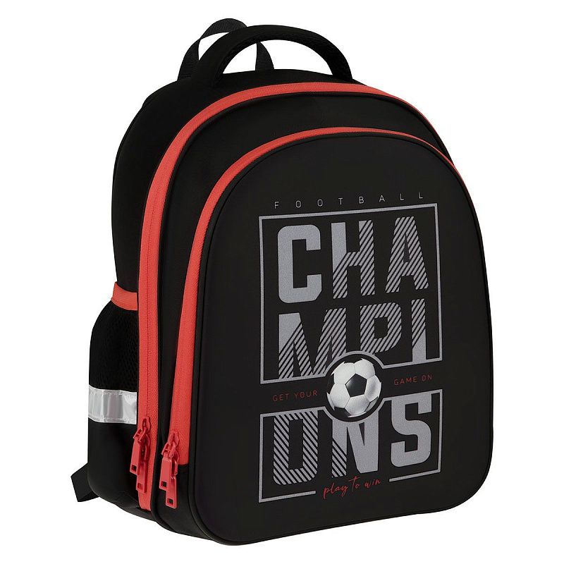 Ранец ArtSpace School Friend Light "Champions" 35*29*12см, 2 отделения, 2 кармана, анатомическая спинка