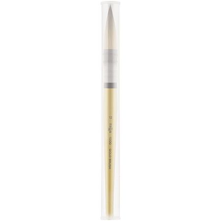 Кисть художественная синтетика Гамма "GOLD BRUSH", круглая №12, французское крепление, короткая ручка