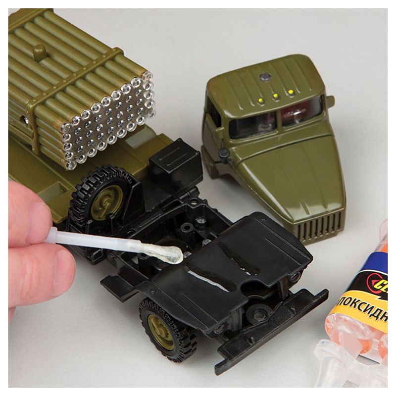 Клей эпоксидный Секунда "3 минуты" (смола+отвердитель) 3+3мл, в шприце, блистер