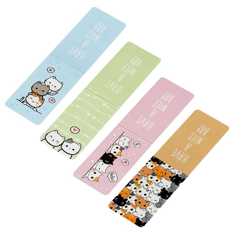 Закладка - магнит для книг, 35*130мм, ArtSpace "Kittens" 