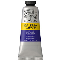 Краска акриловая художественная Winsor&Newton "Galeria", 60мл, туба, Винзор фиолетовый