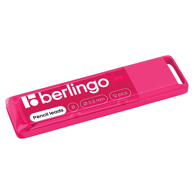 Грифели для механических карандашей Berlingo, 12шт., 0,5мм, B 