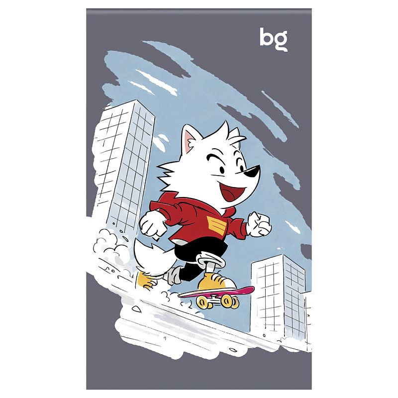 Блокнот А7 48л. на склейке BG "В движении"