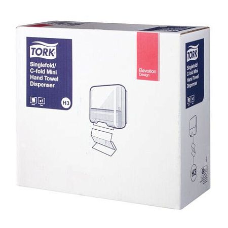 Диспенсер для полотенец TORK (Система H3) Elevation, mini, ZZ, белый, 553100 
