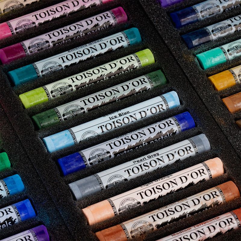 Пастель художественная Koh-I-Noor "Toison D`or Extra Soft 8555", 36 цветов, картон. упаковка