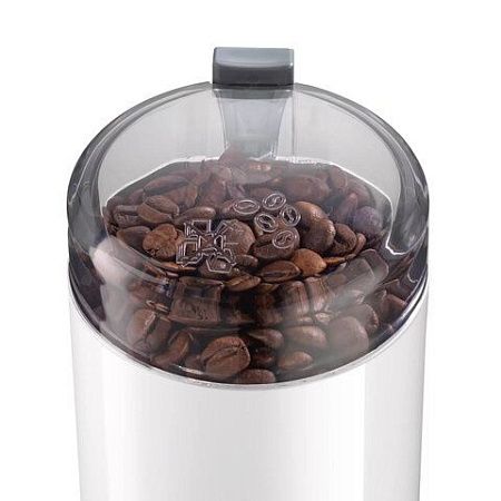 Кофемолка BOSCH MKM6000, мощность 180 Вт, вместимость 75 г, пластик, белая