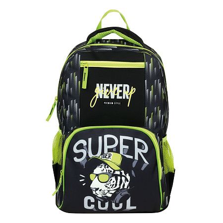 Рюкзак ArtSpace School "Super", 44*31*16см, 1 отделение, 4 кармана, уплотн. спинка 