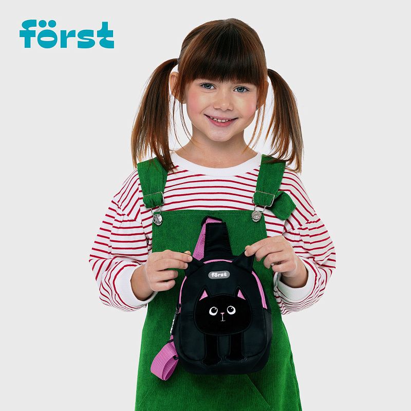 Рюкзак Först F-Kids "Purr" 21*14*7,5см, 1 отделение, уплотненная спинка 