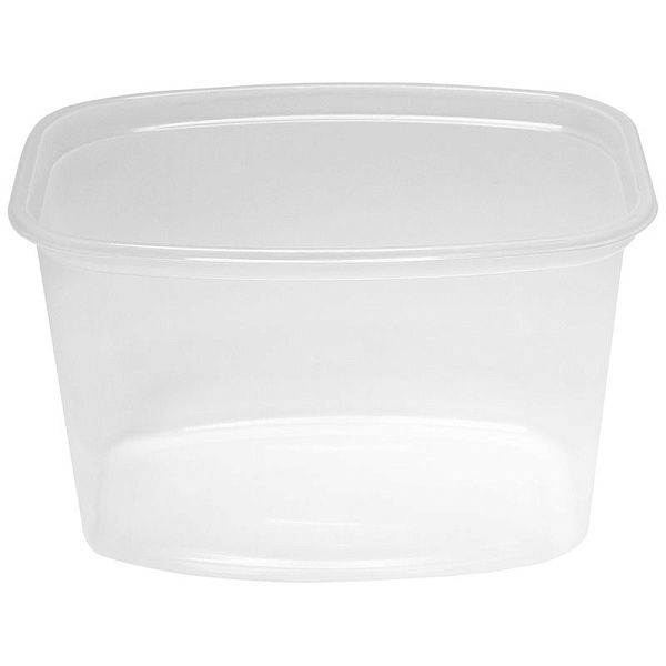 Контейнеры одноразовые OfficeClean 750мл, набор 100шт., без крышек, 138*102*91мм, ПП, прозрачные