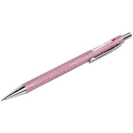 Карандаш механический 0,5 мм, HB, BRAUBERG "ROSE PINK", металлический корпус, 181979 