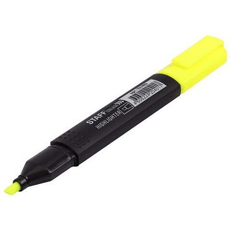 Текстовыделитель STAFF College "STICK HL-497", ЖЕЛТЫЙ, 1-4 мм, 151497 