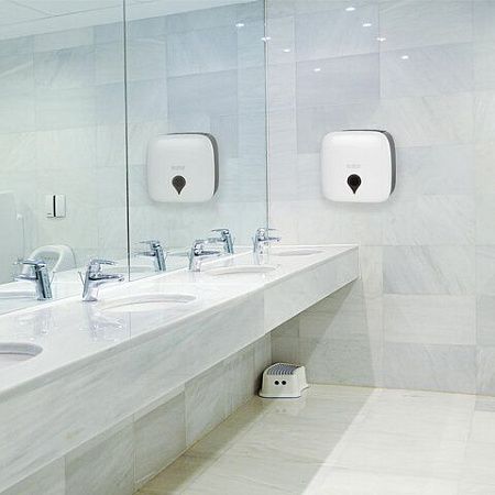 Диспенсер для полотенец ULTRA LAIMA PROFESSIONAL (Система H3), V-сложения, белый, ABS-пластик, 606834 