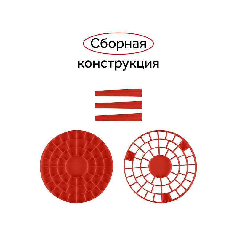 Подставка для кистей Гамма, пластик, ассорти