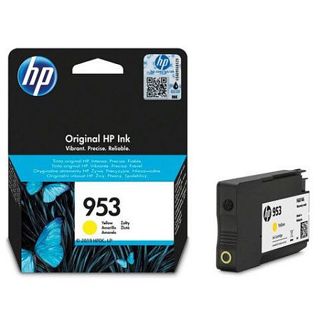 Картридж струйный HP (F6U14AE) Officejet Pro 8710/8210, №953, желтый, ресурс 700 стр., оригинальный 