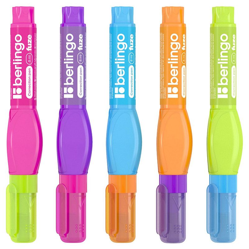 Корректирующий карандаш Berlingo "Fuze", 08мл, металлический наконечник