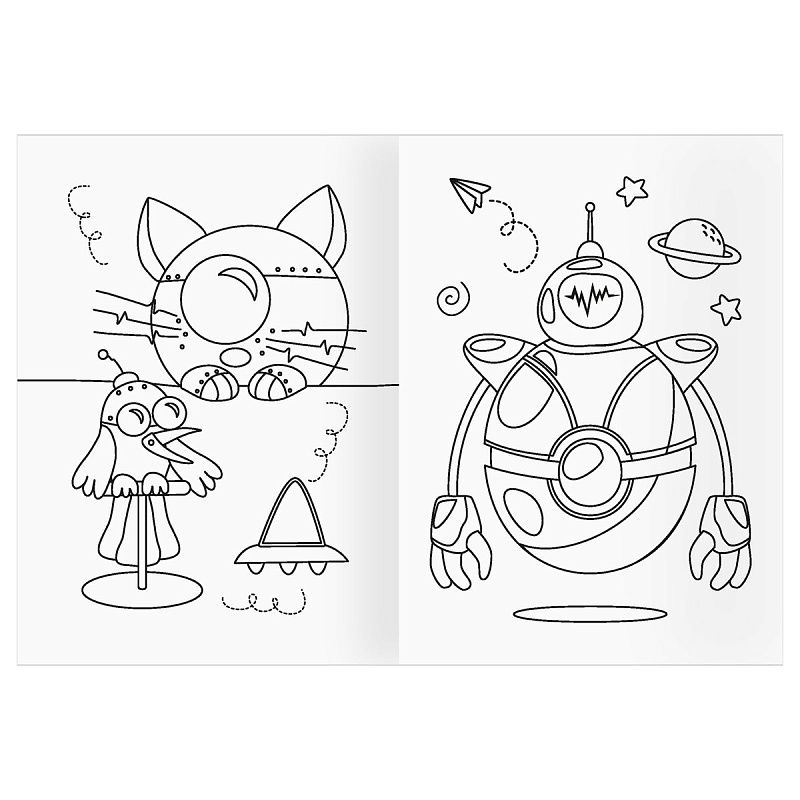 Раскраска А5 ТРИ СОВЫ "Наш друг- робот", 16стр.