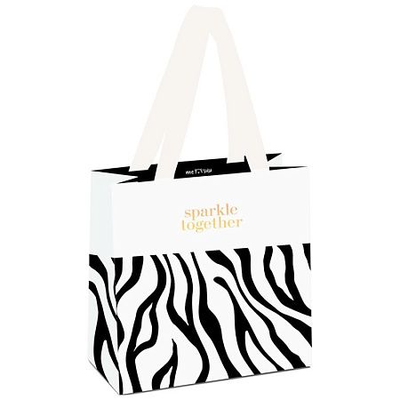 Пакет подарочный 20*20*10см MESHU "Animal print", отд. фольгой, матовая ламинация