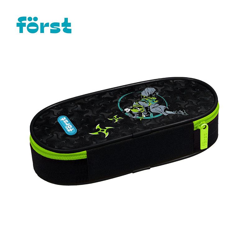 Пенал корпусный 1 отделение, 220*90*45 Först "Ninja", полиэстер 