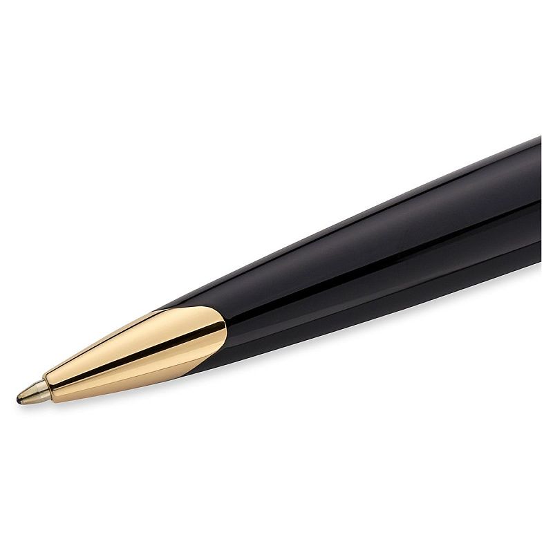 Ручка шариковая Waterman "Carene Black Deluxe GT", синяя, 1,0мм, подарочная упаковка 