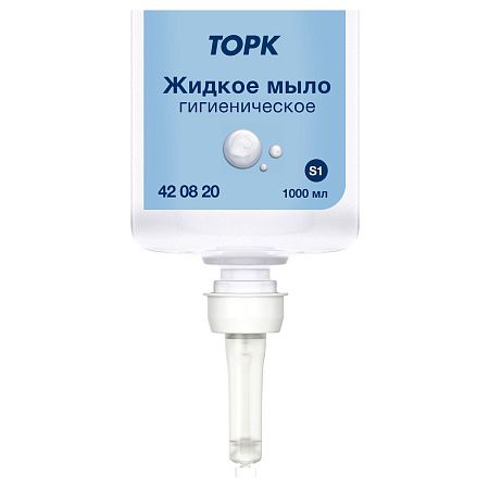 Картридж с жидким мылом Tork "Advanced"(S1), (для кода 128245, 221680, 217706), 1л, гигиеническое 
