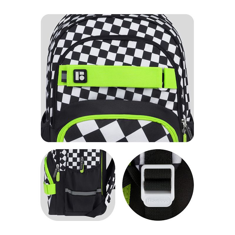 Рюкзак Berlingo Free Spirit "Street", 41*28*17см, 2 отделения, 3 кармана, уплотненная спинка 