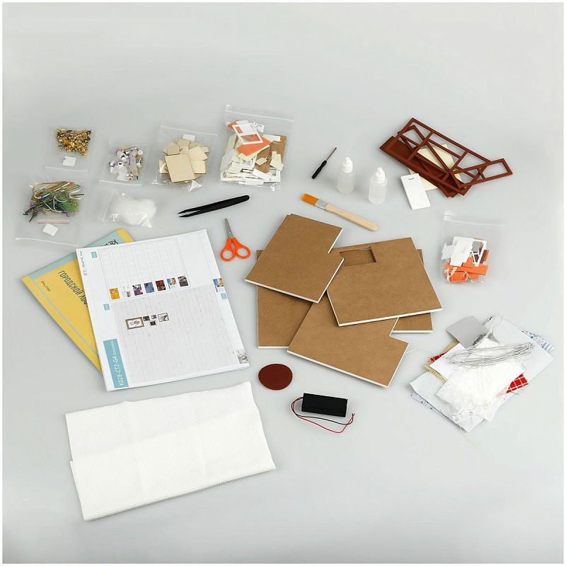 Сборная модель ТРИ СОВЫ, Румбокс "Городской лофт", 26*17*15см, картонная коробка