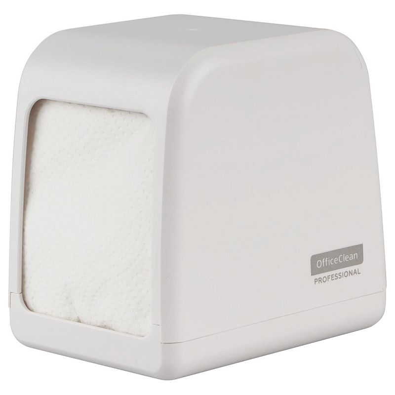 Диспенсер для салфеток настольный OfficeClean Professional, ABS-пластик, белый 