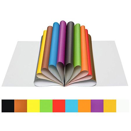 Цветная бумага газетная, А4, ArtSpace, 10л., 10цв., "Волшебная. Филин"