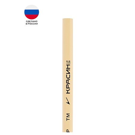 Набор карандашей ч/г Красин "Конструктор" 12шт., 2Т (2Н), Т (Н)-2, ТМ (НВ)-4, М (В)-3, 2М (2В)-2, шестигран., заточен., ПП пакет, европодвес 