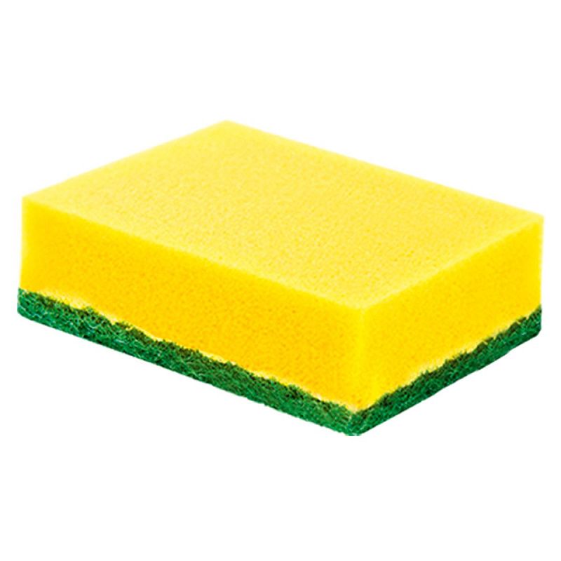 Губки для посуды Paclan "Practi Maxi", поролон с абразивным слоем, 3шт.