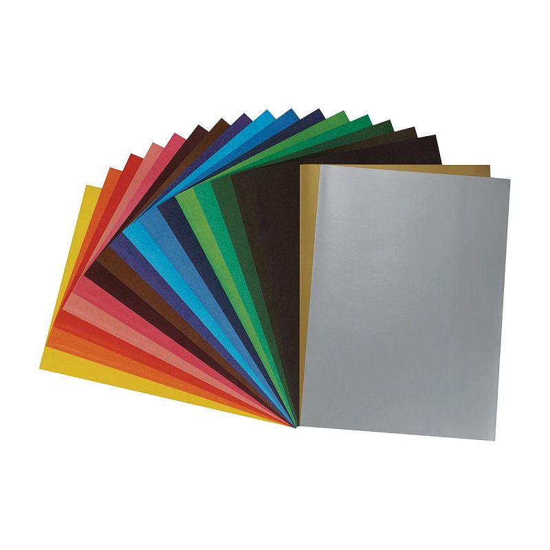 Цветная бумага офсетная А4, Мульти-Пульти, двустор., 18л., 18цв., в папке, "Енот в космосе. Волшебная"