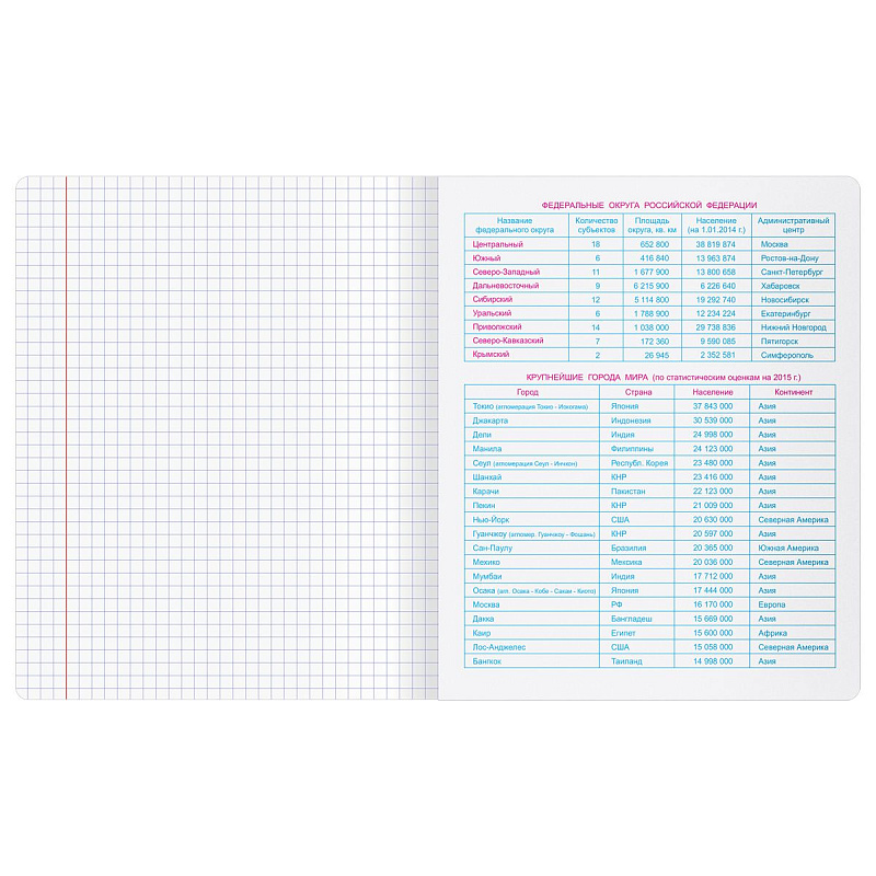 Тетрадь предметная 48л. BG "Крафт" - География, матовая ламинация