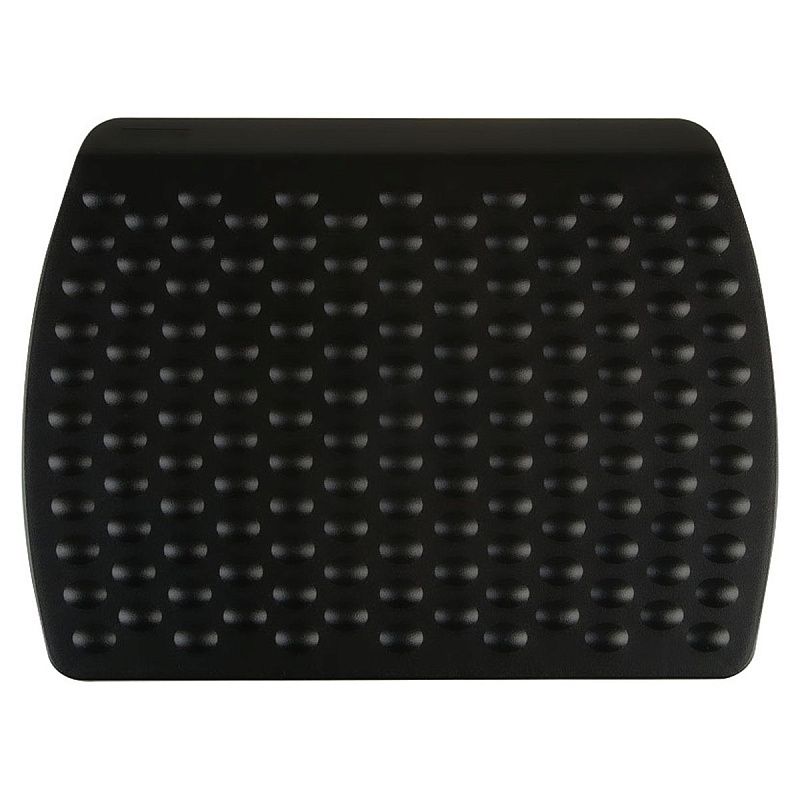 Подставка для ног СТАММ, рельефная поверхность, черная