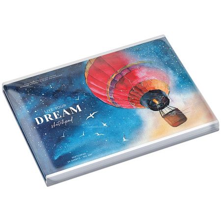 Альбом для рисования 24л., А4, на скрепке Greenwich Line "Dream above", 120г/м2