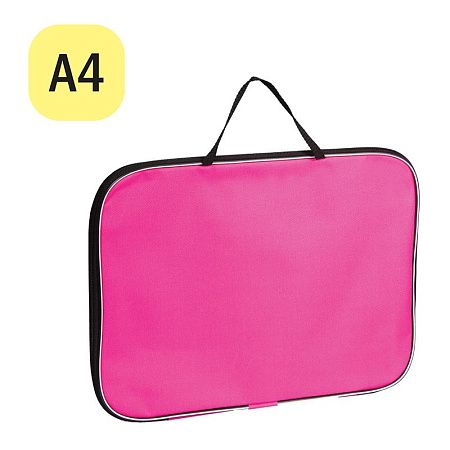 Папка с ручками А4 ArtSpace "Розовая", ткань, 20мм 