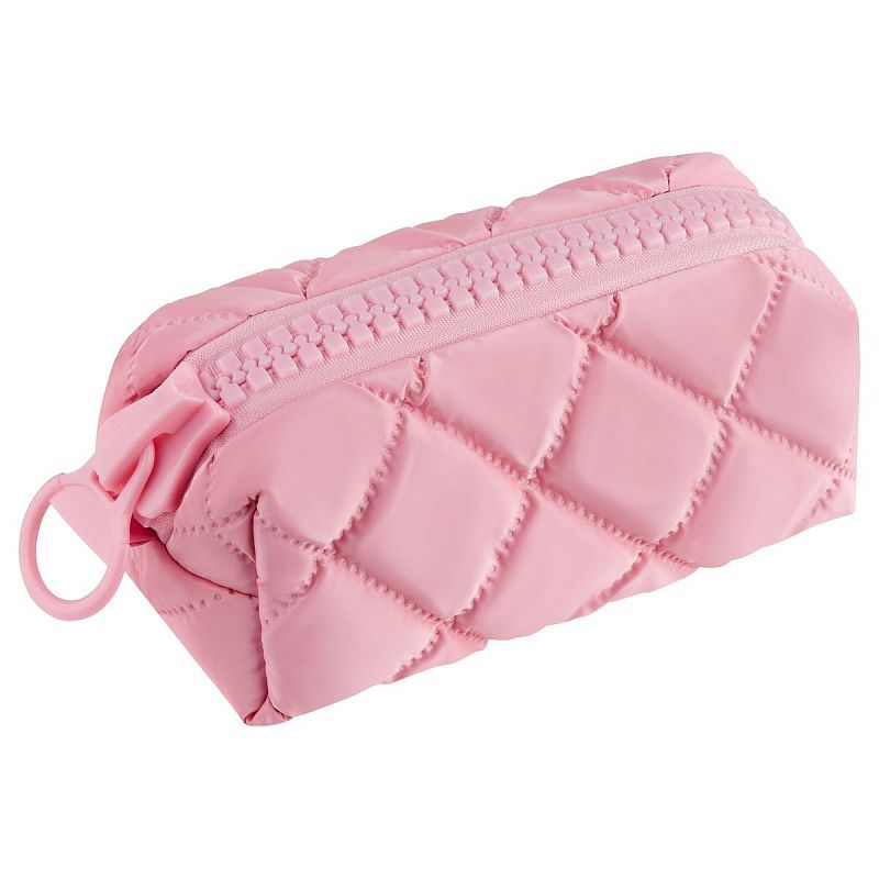 Пенал, 200*80*60 ArtSpace "Urban pink", 50% полиэстер, 50% полиуретан, розовая молния, подкладка