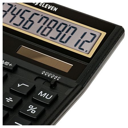 Калькулятор настольный Eleven SDC-888TII, 12 разрядов, двойное питание, 158*203*31мм, черный