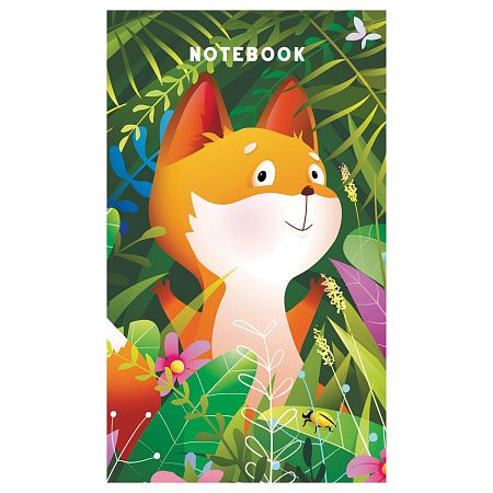 Блокнот А7 48л. на склейке BG "Cute animals"