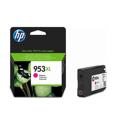 Картридж струйный HP (F6U17AE) Officejet Pro 8710/8210, №953XL пурпурный увеличенный ресурс 1600 стр., оригинальный 