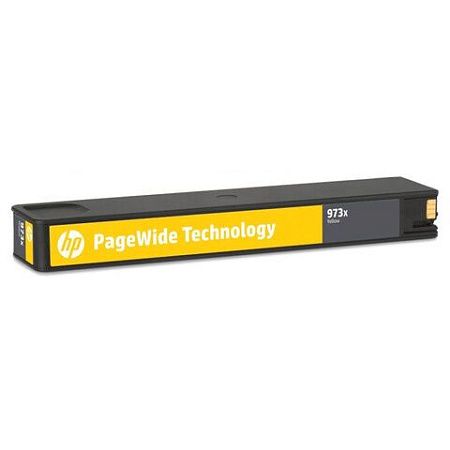 Картридж струйный HP (F6T83AE) PW Pro 477dw/452dw, №973X, желтый, увеличенный ресурс 7000 страниц, оригинальный 
