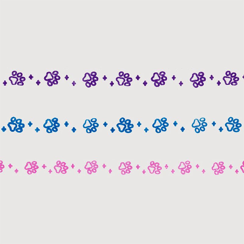 Набор текстовыделителей MESHU "Sweet infinity" со штампом, 03цв., пастельные цвета с глиттером, 1-4 мм, ПВХ бокс с европодвесом 