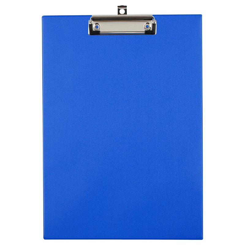 Планшет с зажимом OfficeSpace А4, ПВХ, синий