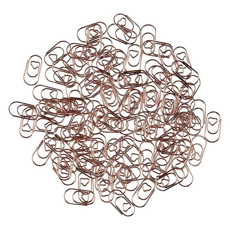 Скрепки фигурные 19мм, MESHU "Sweet Hearts", 100шт., пакет с замком зип лок, европодвес