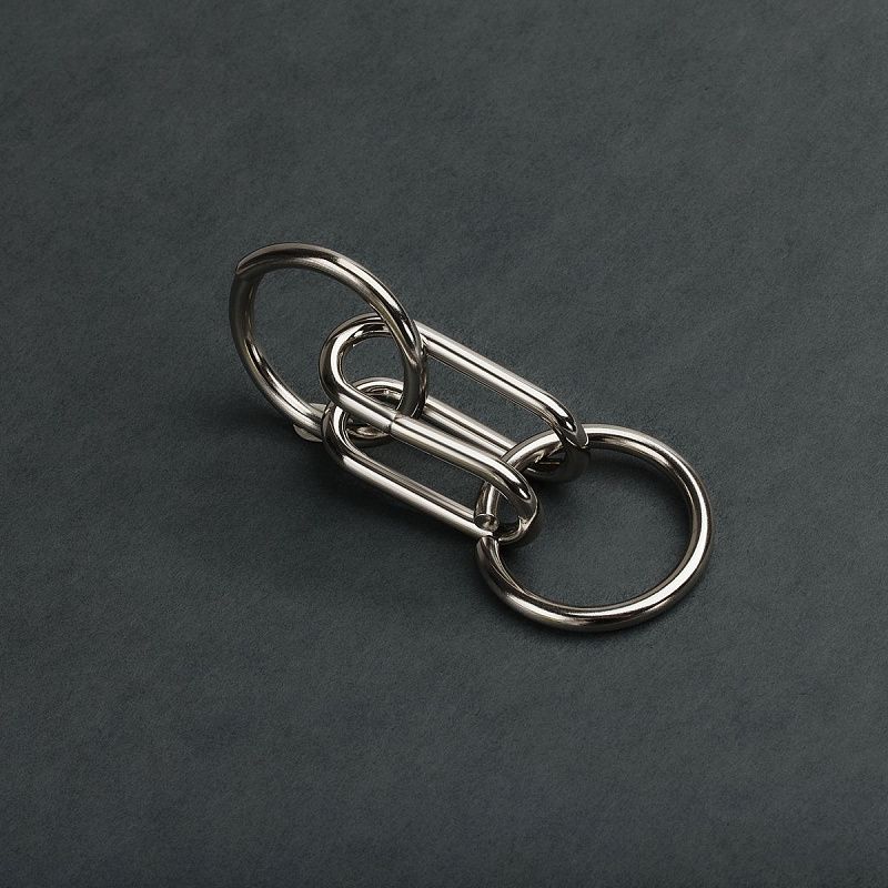 Набор металлических головоломок ТРИ СОВЫ, 6шт., картонная коробка 