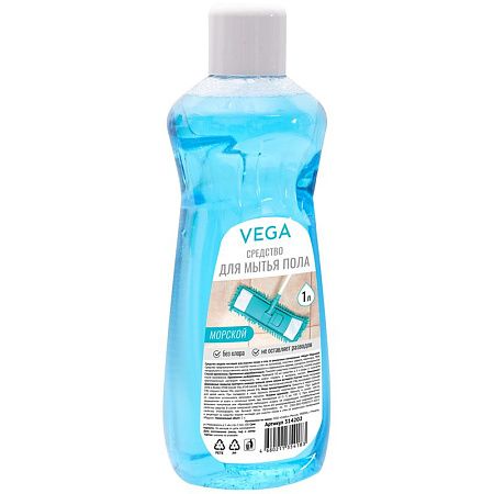 Средство для мытья пола Vega "Морской", 1л 