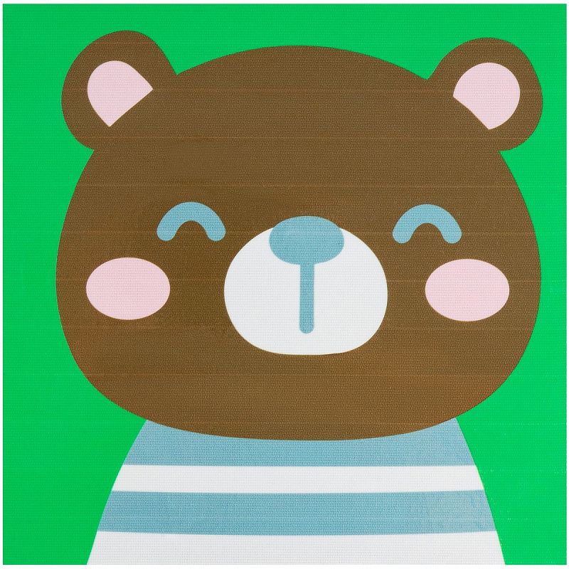 Аппликация помпонами ТРИ СОВЫ "Мишка", 20*20см на подрамнике, картонная коробка