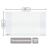 Обложка 265*415 для учебников и рабочих тетрадей "Школа России" 1-4кл., учебн. старших классов издат. Просвещение, Экзамен,ПП 100мкм,Greenwich Line,ШК