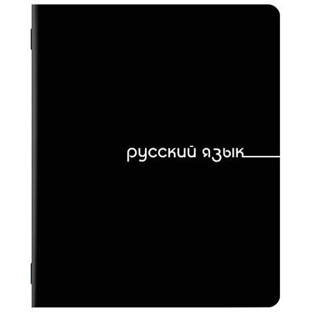 Тетради предметные, КОМПЛЕКТ 5 ПРЕДМЕТОВ, 48 л., обложка картон, BRAUBERG "BLACK", 405184