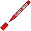 Маркер перманентный Crown "Multi Marker Chisel" красный, скошенный, 5мм